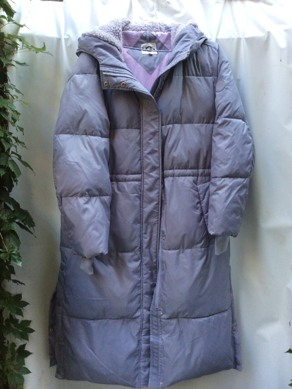 UGG Keeley Long Puffer Hooded Coat Size M